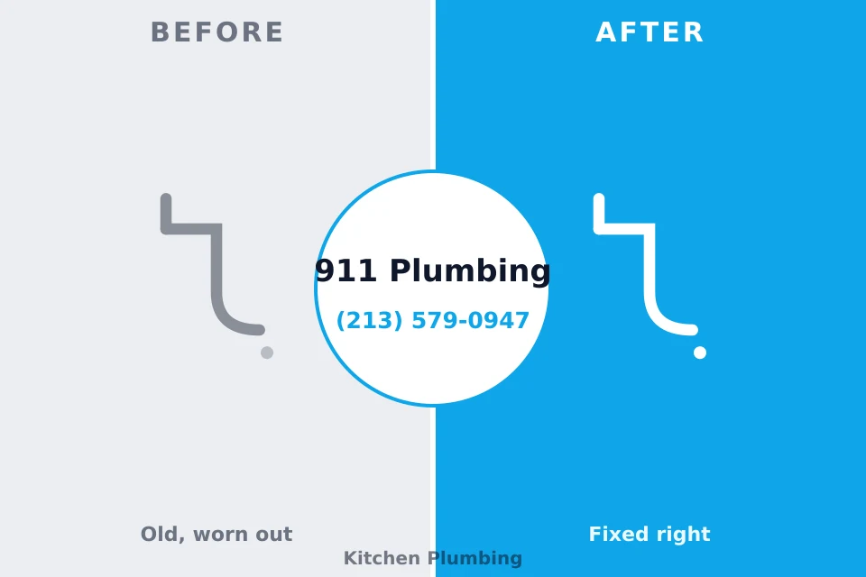 Before and after: plumbing repair Lake Arthur, LA